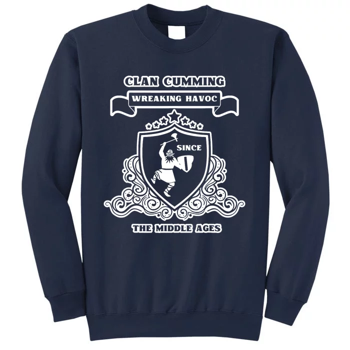 Clan Cumming Scottish Kilt Sword Crest Highland Sweatshirt