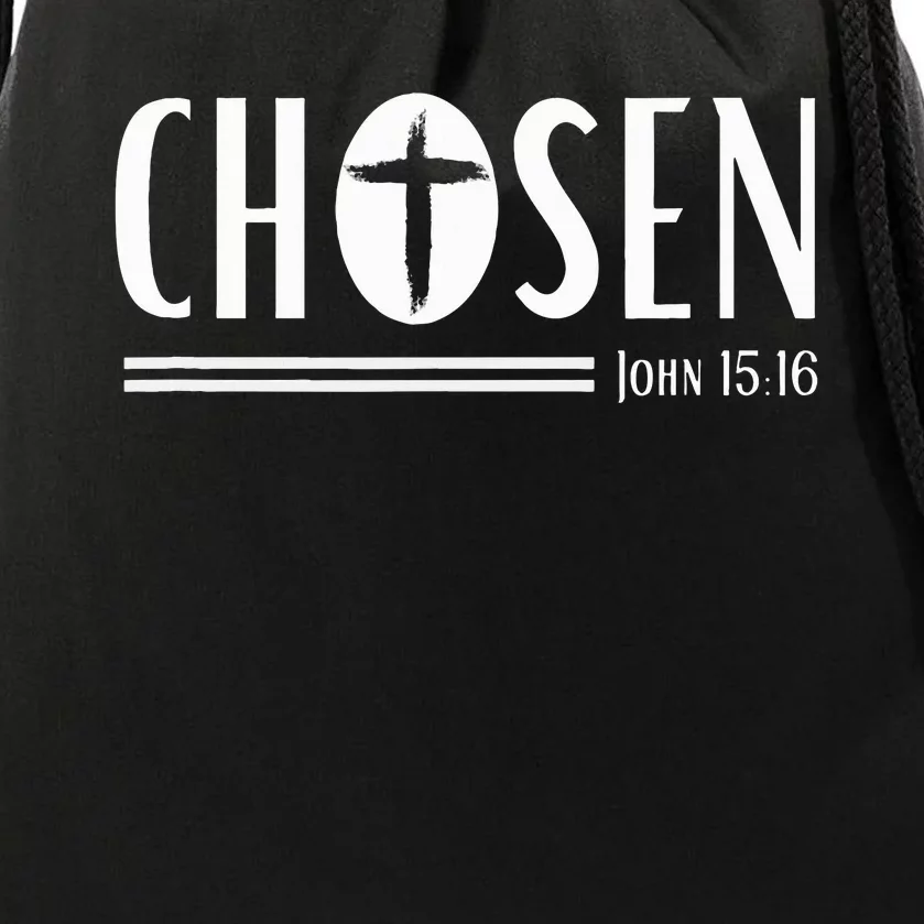 Chosen Christian Streetwear John 1516 Drawstring Bag