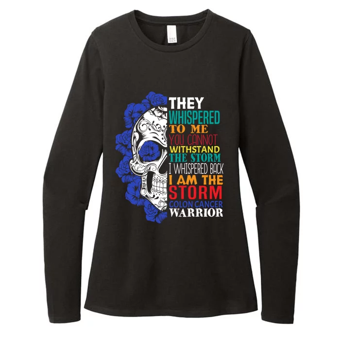 Colon Cancer Survivor Gift Colon Cancer Warrior Gift Womens CVC Long Sleeve Shirt