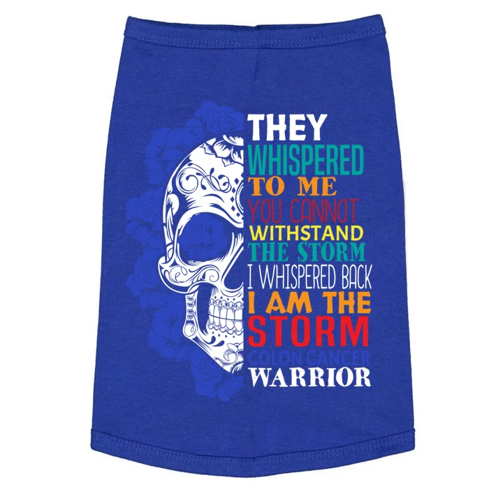 Colon Cancer Survivor Gift Colon Cancer Warrior Gift Doggie Tank