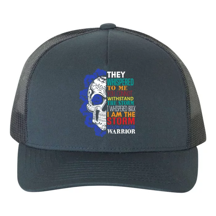 Colon Cancer Survivor Gift Colon Cancer Warrior Gift Yupoong Adult 5-Panel Trucker Hat