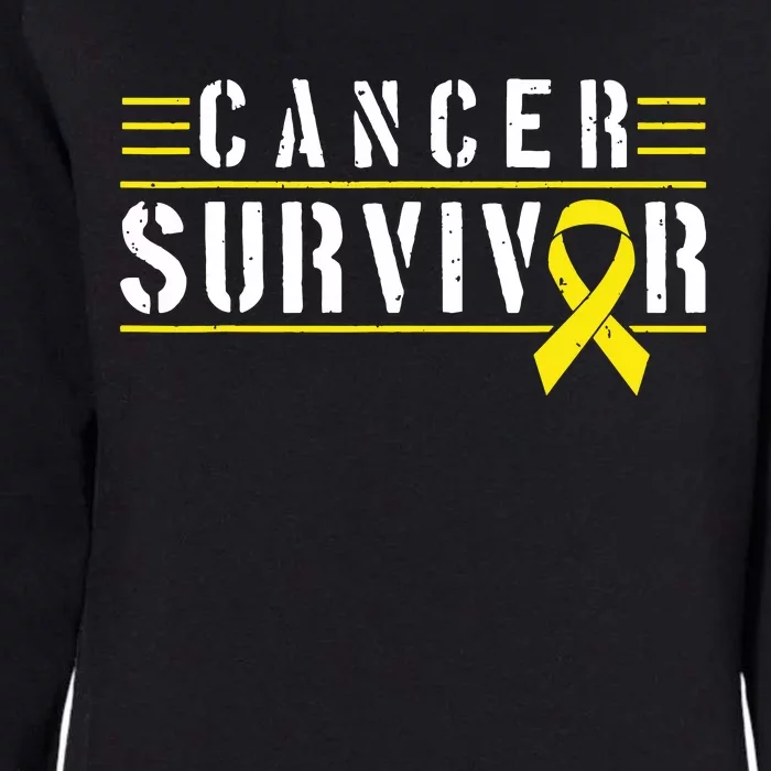 Childhood Cancer Survivor Womens California Wash Sweatshirt