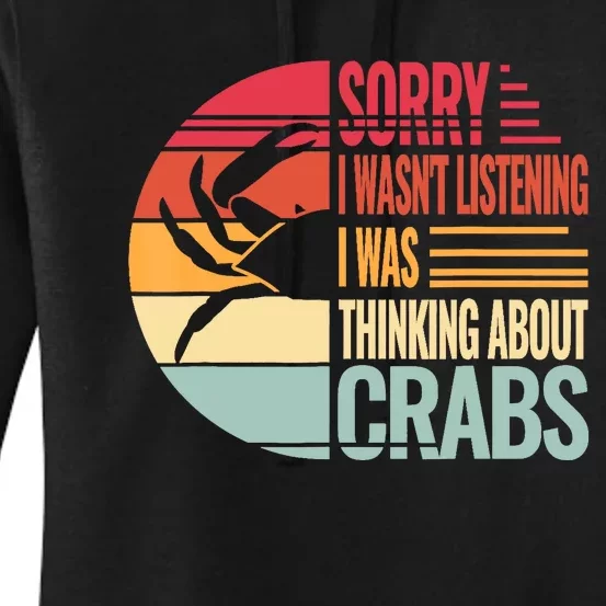 Crab Crabmeat Seafood Crabbing Crabs Crabby Women's Pullover Hoodie