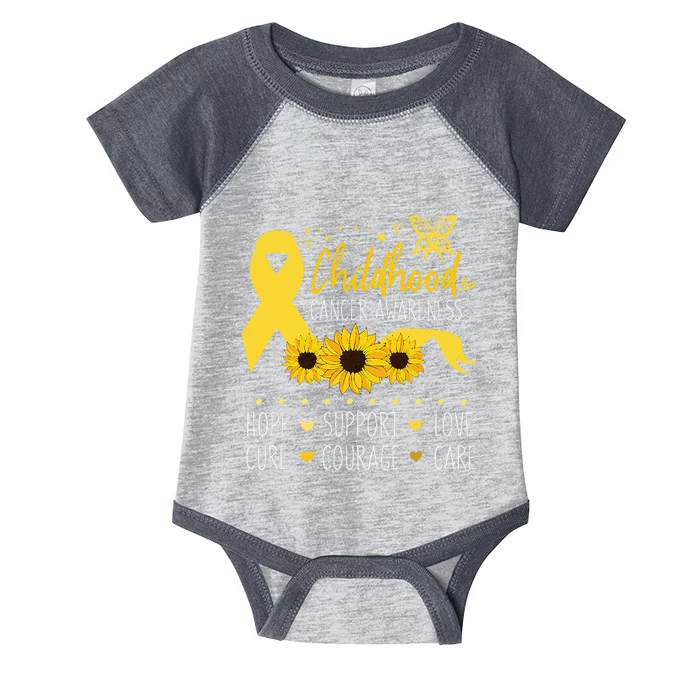 Childhood Cancer Support Family Childhood Cancer Awareness Infant Baby Jersey Bodysuit