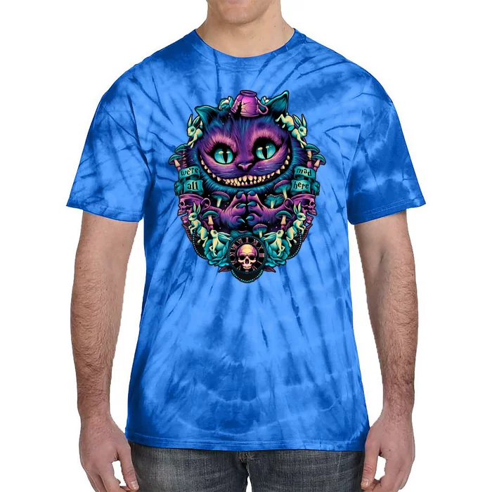 Cheshire Cat Shirt Alice In Wonderland Graphic Tie-Dye T-Shirt