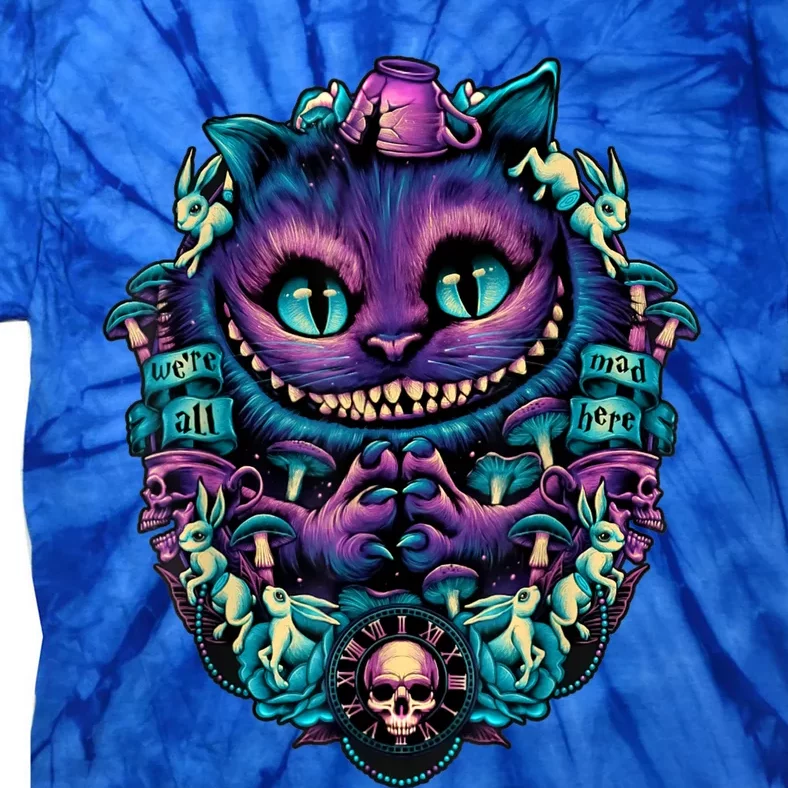 Cheshire Cat Shirt Alice In Wonderland Graphic Tie-Dye T-Shirt