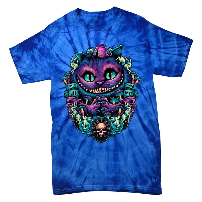 Cheshire Cat Shirt Alice In Wonderland Graphic Tie-Dye T-Shirt