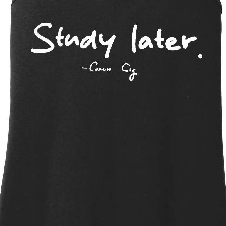 Coach Cig Study Later Ladies Essential Tank