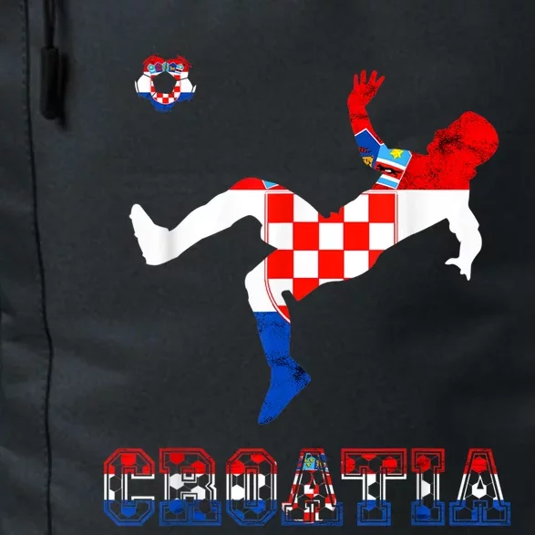 Croatia Croatian Soccer Player Croatian Pride Croatian Flag Daily Commute Backpack