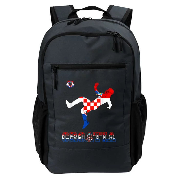 Croatia Croatian Soccer Player Croatian Pride Croatian Flag Daily Commute Backpack