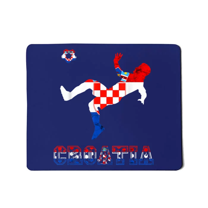 Croatia Croatian Soccer Player Croatian Pride Croatian Flag Mousepad