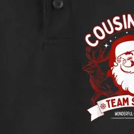 cousin crew santa hat family matching christmas pajamas Dry Zone Grid Performance Polo