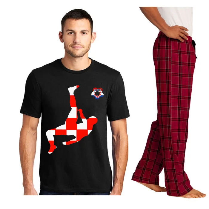 Croatia Croatian Soccer Player Croatian Pride Croatian Flag Pajama Set