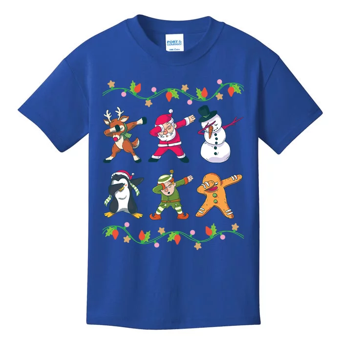 Cool Christmas Squad Dabbing Clothes Xmas Holiday Gift Ideas Gift Kids T-Shirt