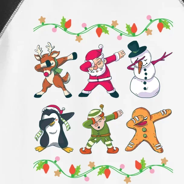 Cool Christmas Squad Dabbing Clothes Xmas Holiday Gift Ideas Gift Toddler Fine Jersey T-Shirt