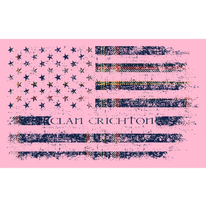 Clan Crichton Scottish Tartan Us Flag Kilt Scotland Bumper Sticker