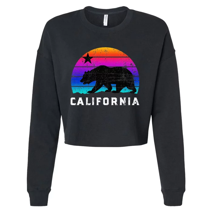 California California State Cali Lover Cropped Pullover Crew