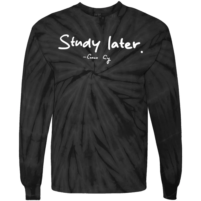 Coach Cig Study Later Tie-Dye Long Sleeve Shirt