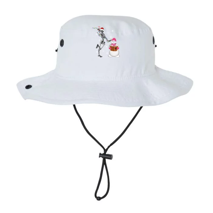 Christmas Christian Skeleton Dancing Xmas Snow Jesus Gift Legacy Cool Fit Booney Bucket Hat