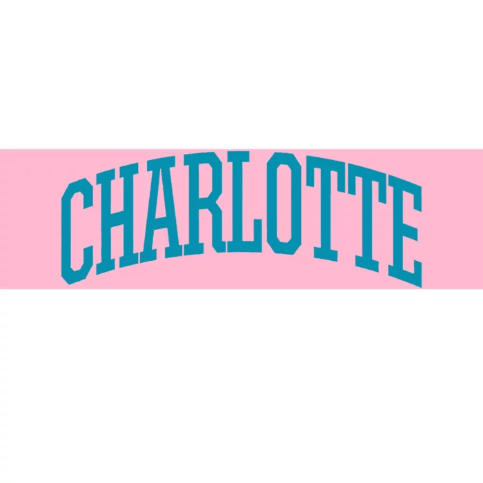 Charlotte Charlotte Sports Collegestyle Bumper Sticker