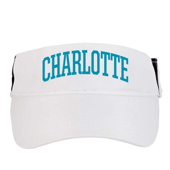 Charlotte Charlotte Sports Collegestyle Adult Drive Performance Visor