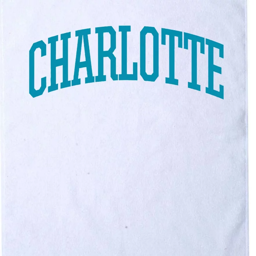 Charlotte Charlotte Sports Collegestyle Platinum Collection Golf Towel