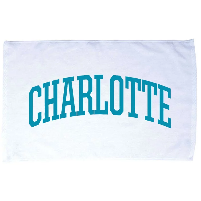 Charlotte Charlotte Sports Collegestyle Microfiber Hand Towel