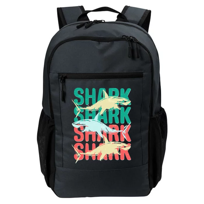 Cool Colorful Sharks Daily Commute Backpack