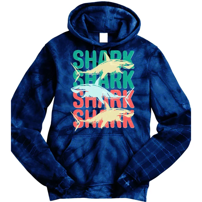 Cool Colorful Sharks Tie Dye Hoodie