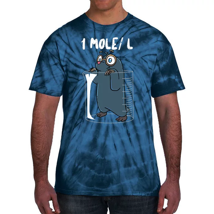 Chemistry Chemist Student Science Teacher Mole Tie-Dye T-Shirt