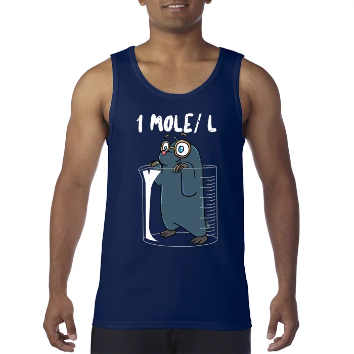 Chemistry Chemist Student Science Teacher Mole Tank Top