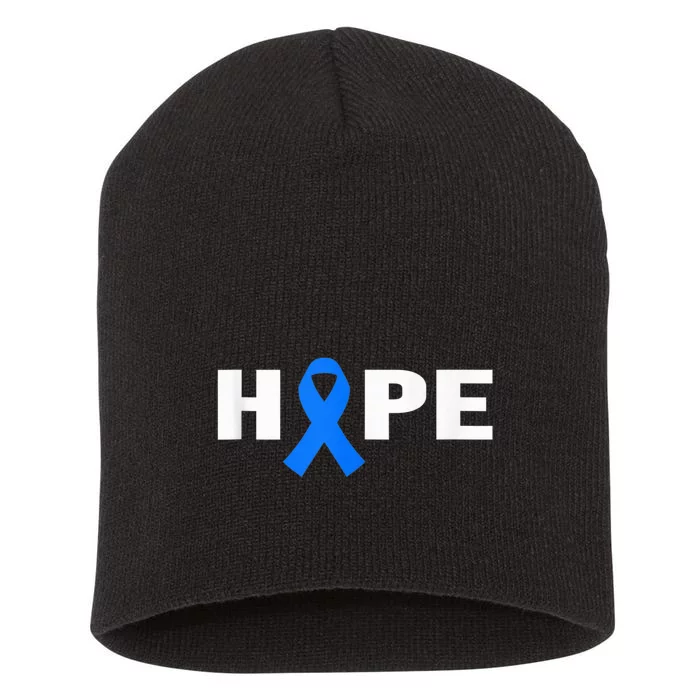 Colon Cancer Shirt - Hope Colorectal Cancer Awareness Short Acrylic Beanie