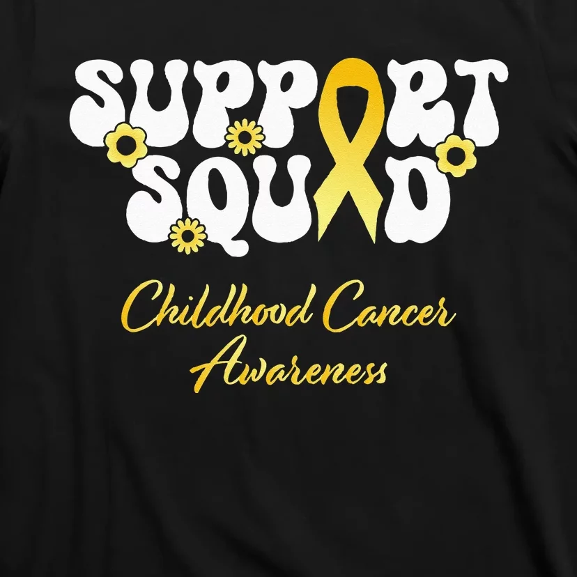 Childhood Cancer Support Squad Childhood Cancer Awareness T-Shirt