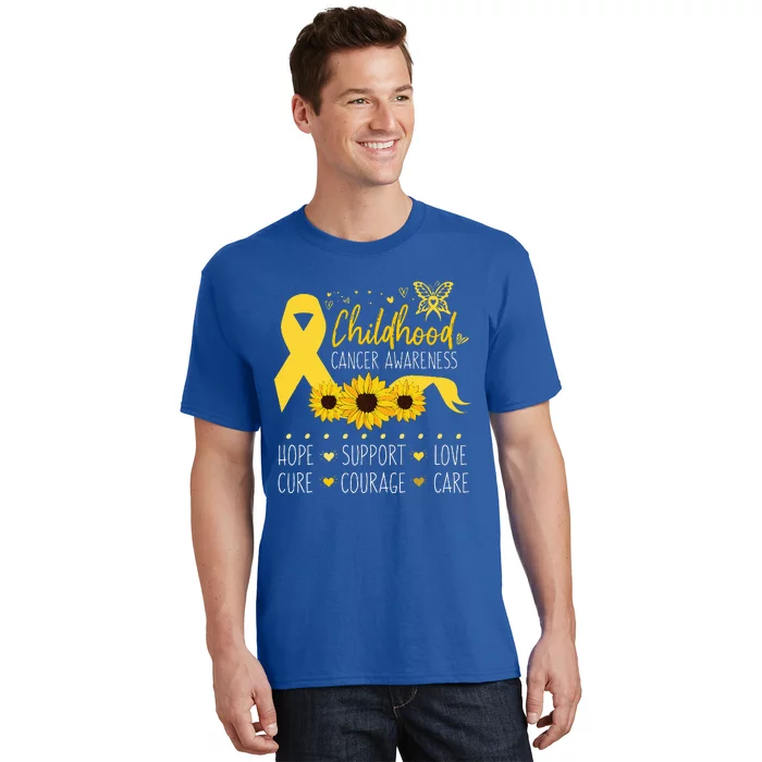 Childhood Cancer Support Family Childhood Cancer Awareness T-Shirt