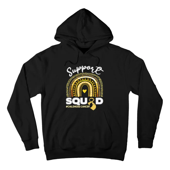 Childhood Cancer Support Squad Gold Ribbon Hoodie