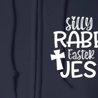 Christians Cute Silly Rabbit Easter Is For Jesus Full Zip Hoodie