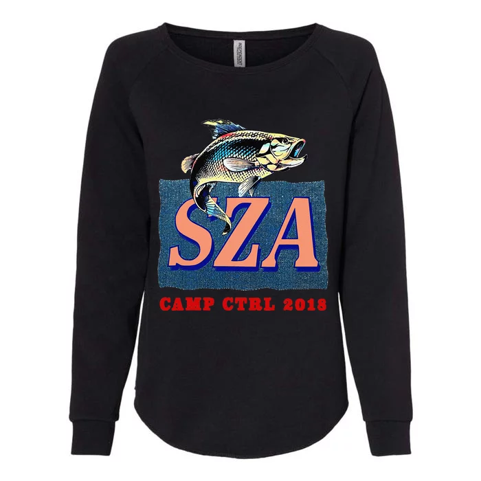 Camp Ctrl SZA Fishing Womens California Wash Sweatshirt