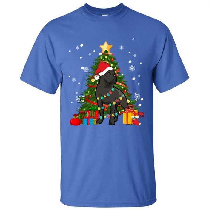 Cane Corso Santa Christmas Tree Light Pajama Dog Xmas Great Gift Tall T-Shirt