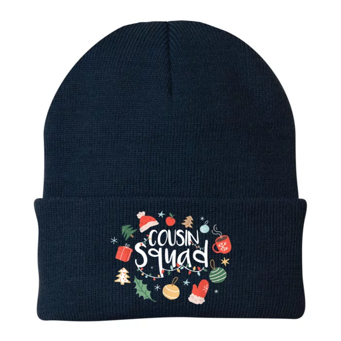 Christmas Cousin Squad Crew Matching Family Group Xmas Party Meaningful Gift Knit Cap Winter Beanie