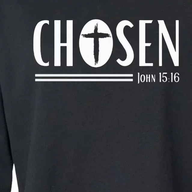 Chosen Christian Streetwear John 1516 Cropped Pullover Crew