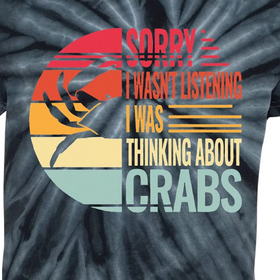 crab crabmeat seafood crabbing crabs crabby Kids Tie-Dye T-Shirt