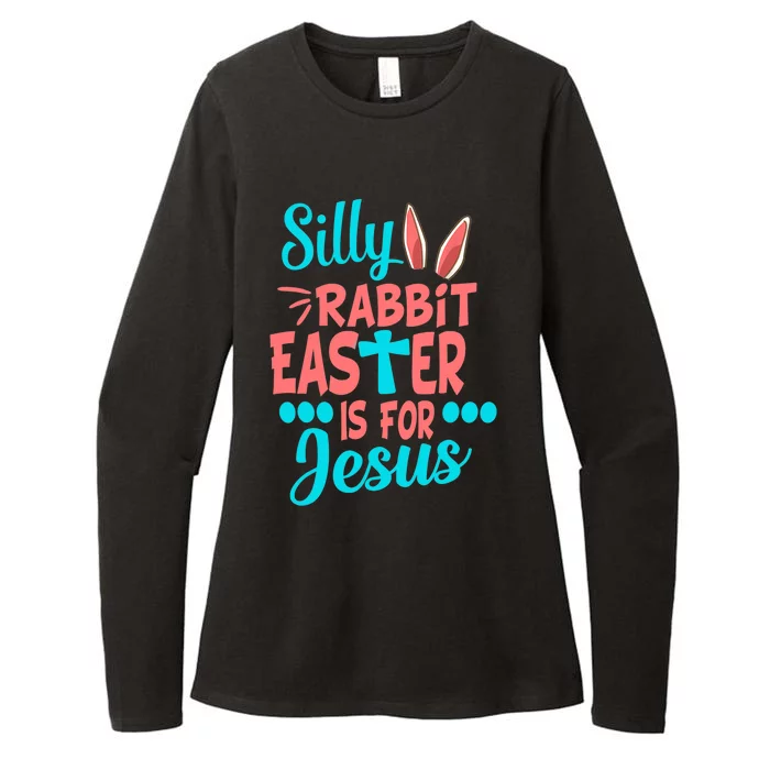 Christians Cute Silly Rabbit Easter Is For Jesus Womens CVC Long Sleeve Shirt