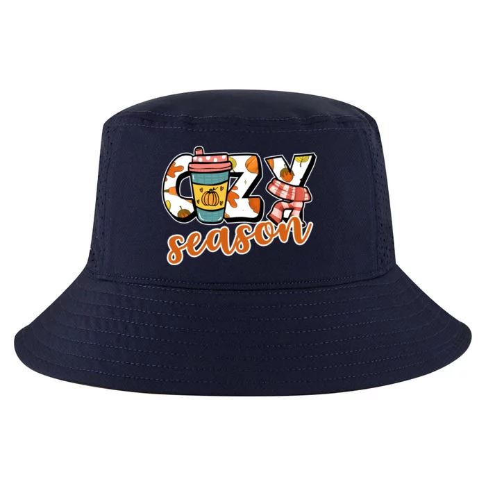 Cute Crazy Season Fall Autumn Coffee Pumpkin Spice Cool Comfort Performance Bucket Hat