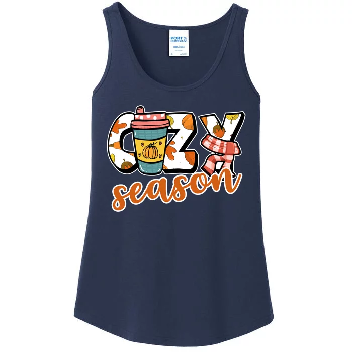 Cute Crazy Season Fall Autumn Coffee Pumpkin Spice Ladies Essential Tank