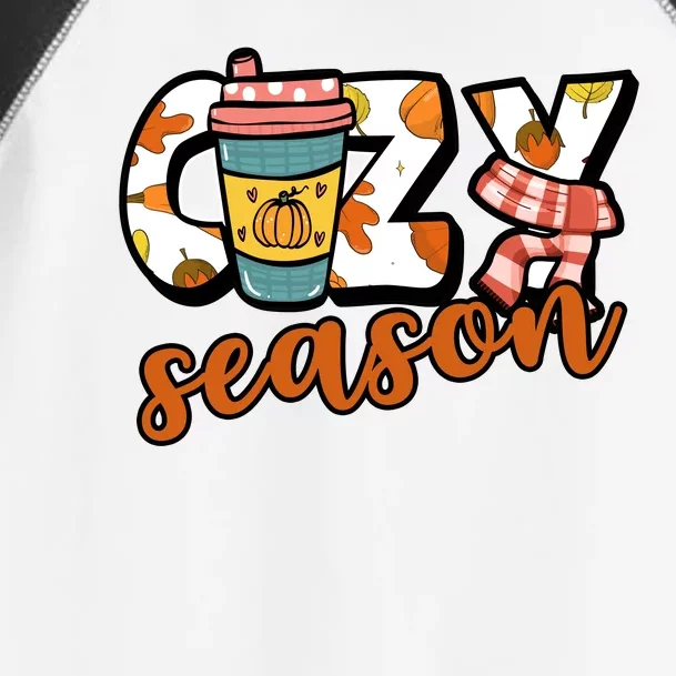 Cute Crazy Season Fall Autumn Coffee Pumpkin Spice Toddler Fine Jersey T-Shirt