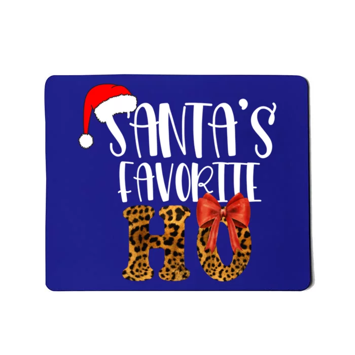 Cute Cheetah SantaS Favorite Ho Christmas S Gift Mousepad