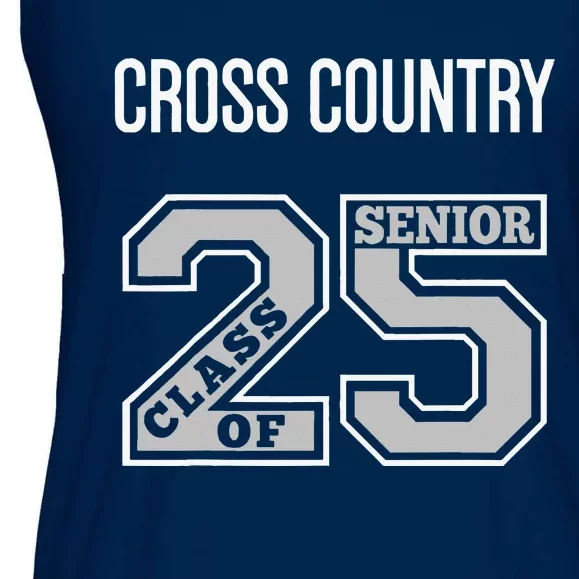 Cross Country Senior Class Of 2025 Xc Class 25 Team Swag Ladies Essential Flowy Tank