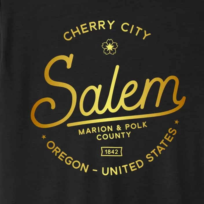 Cherry City Salem Oregon Marion & Polk County 1842 ChromaSoft Performance T-Shirt