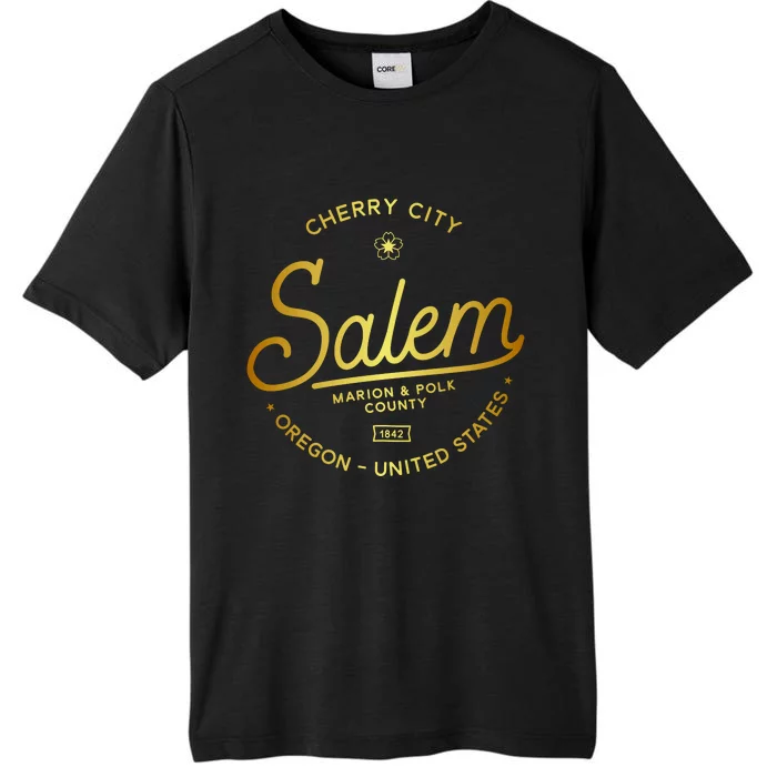 Cherry City Salem Oregon Marion & Polk County 1842 ChromaSoft Performance T-Shirt