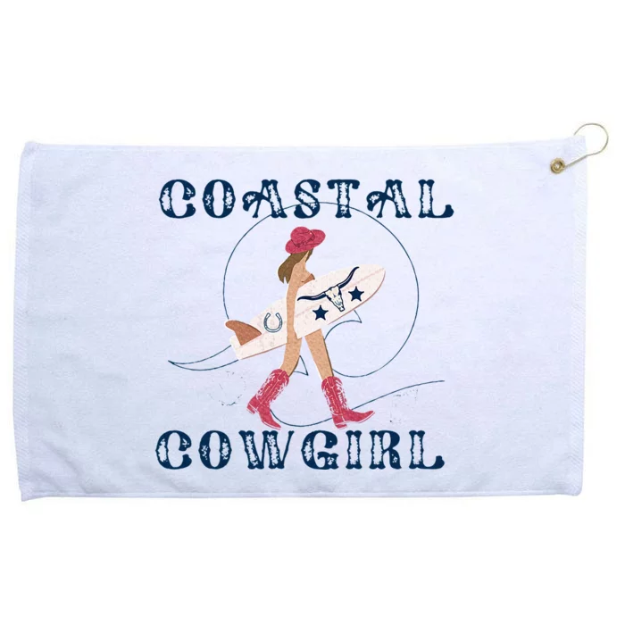 Coastal Cowgirl Surf Beach Grommeted Golf Towel